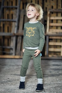 Silos sweater green and Peppe pants green
